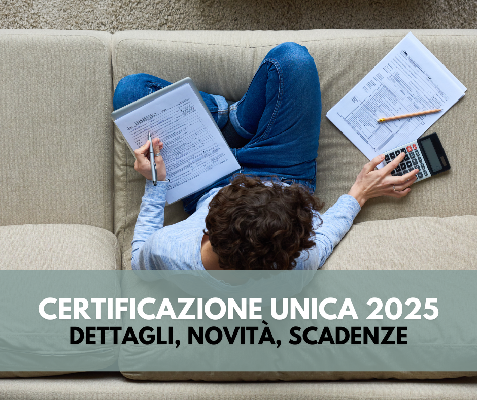 certificazione unica 2025